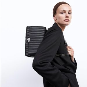 New 2020-2021 Zara medium quilted crossbody bag